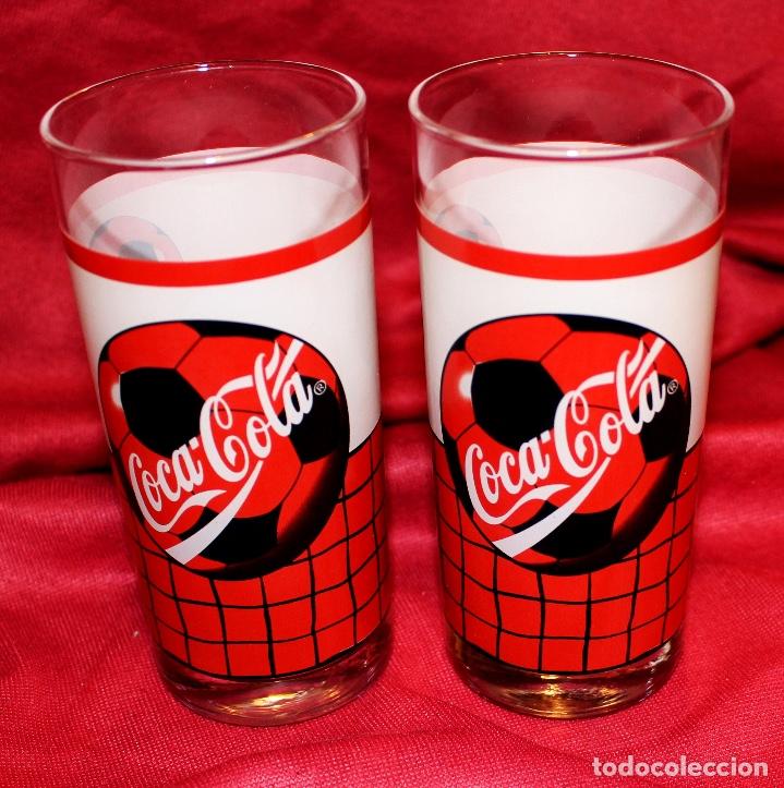 Collezionismo di Coca-Cola e Pepsi: PAREJA VASOS COCA-COLA VINTAGE BAL&Oacute;N