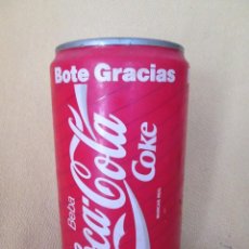 Coleccionismo de Coca-Cola y Pepsi: BOTE GRACIAS - COCACOLA. Lote 135935790