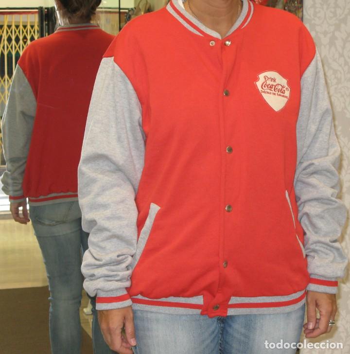 Coleccionismo de Coca-Cola y Pepsi: Chaqueta tipo Bomber Coca-Cola - Foto 1