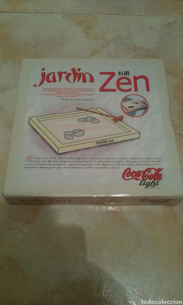 Colecionismo de Coca-Cola e Pepsi: RARO jardin zen de Cocacola Light. Completo y muy dificil de conseguir
