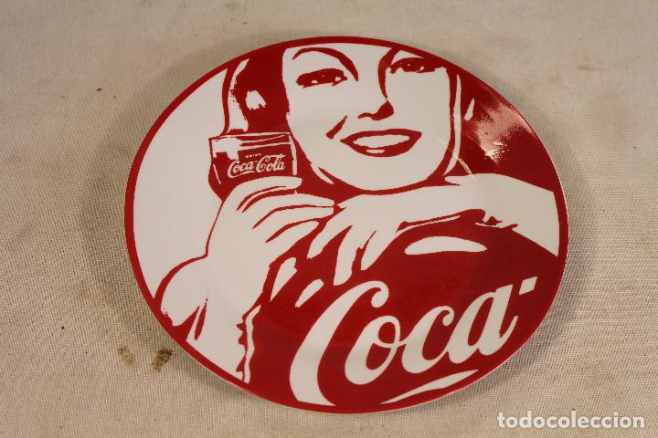 Colecionismo de Coca-Cola e Pepsi: plato de ceramica cocacola