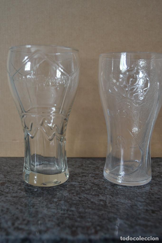 Coleccionismo de Coca-Cola y Pepsi: VASOS COCA COLA EUROCOPAS 2008 Y 2012 - Foto 1