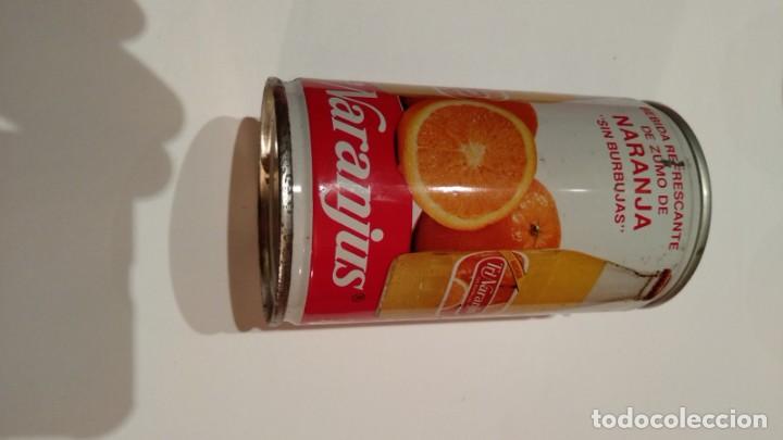 Coleccionismo de Coca-Cola y Pepsi: Lata Trinaranjus  Naranja. Bote Trina. A&ntilde;os 80