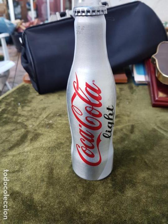 Coleccionismo de Coca-Cola y Pepsi: CURIOSA BOTELLA DE COCACOLA DE ALUMINIO.