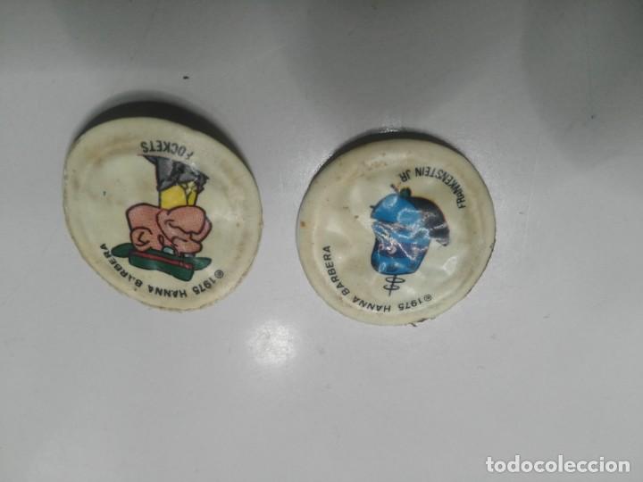 Coleccionismo de Coca-Cola y Pepsi: ANTIGUO CROMO DE CHAPA BEBIDA DE HANNA BARBERA  MIRINDA PEPSI