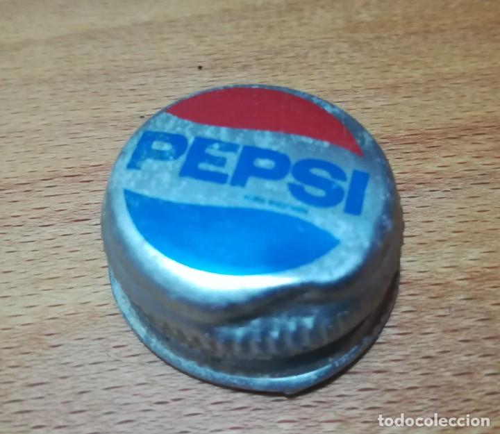 Collecting of Coca-Cola and Pepsi: ANTIGUO TAP&Oacute;N MET&Aacute;LICO ROSCA DE BOTELLA PEPSI