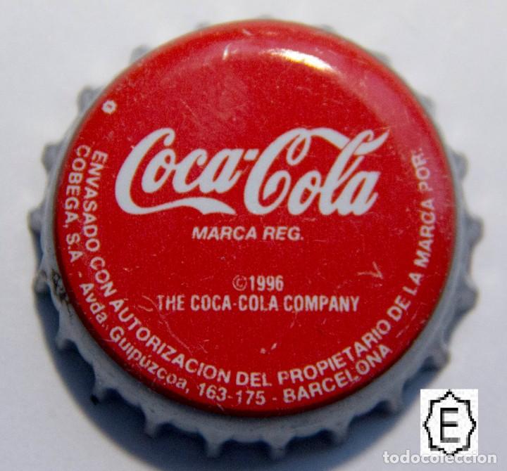 Collezionismo di Coca-Cola e Pepsi: Tap&oacute;n corona - Chapa - Espa&ntilde;a (Barcelona) Avda Guip&uacute;zcoa - COCA-COLA