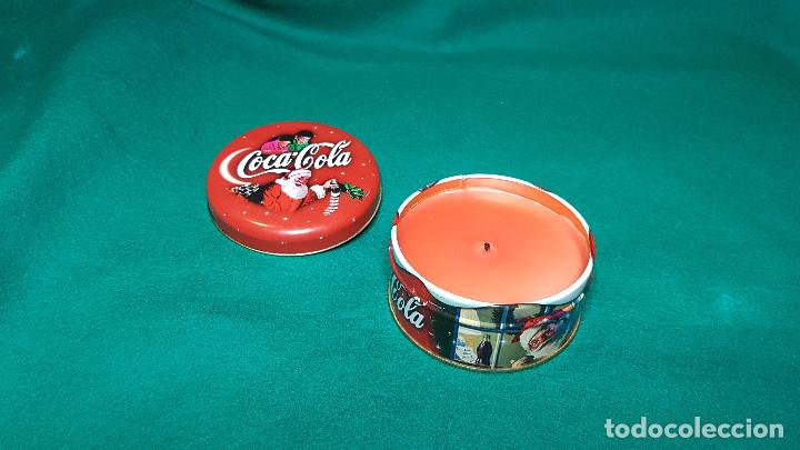Colecionismo de Coca-Cola e Pepsi: CAJA METAL VELA COCA-COLA NAVIDAD