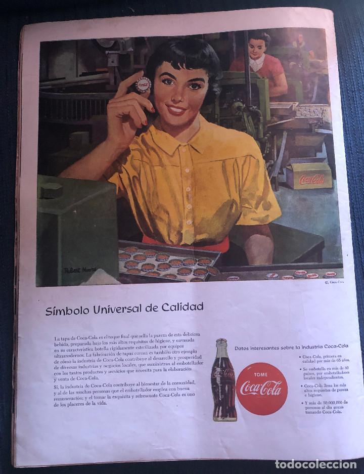 Coleccionismo de Coca-Cola y Pepsi: Publicidad en prensa de Coca-Cola. Original a&ntilde;o 1954. Gran tama&ntilde;o: 26 x 36 cm.