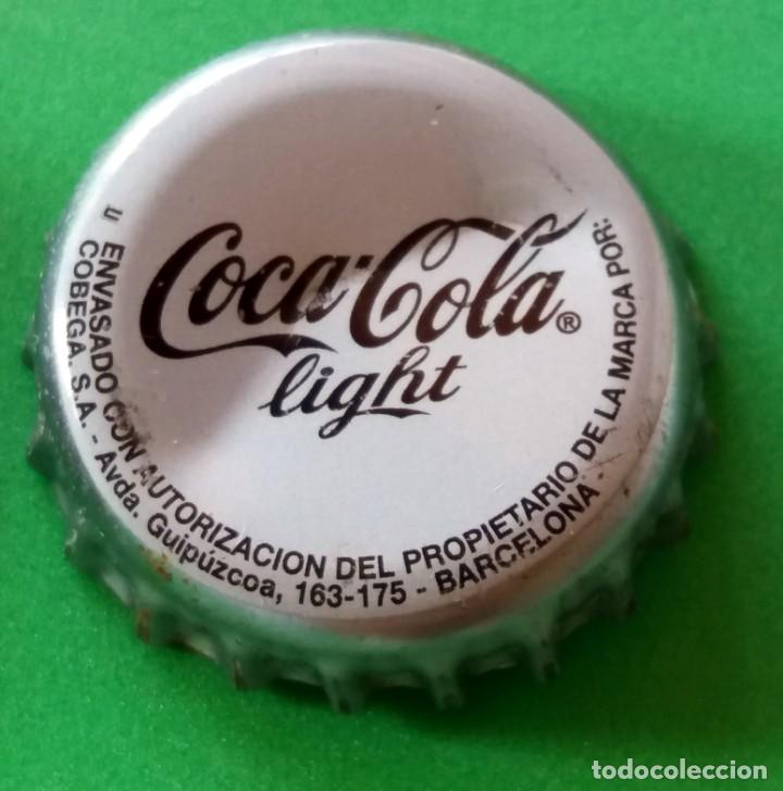 Collectionnisme de Coca-Cola et Pepsi: CHAPA - TAP&Oacute;N CORONA - COCA COLA - LIGHT