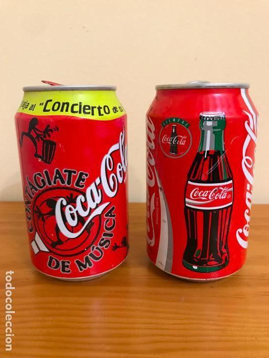 Sammeln von Coca-Cola und Pepsi: Lote de latas de coca cola