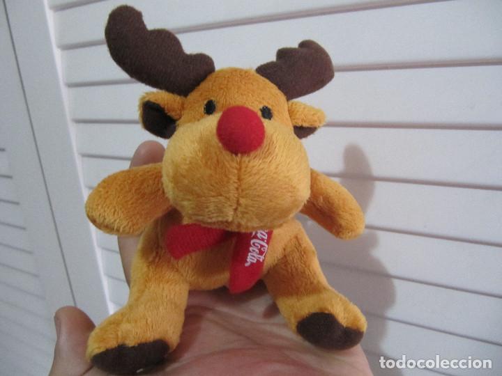 Colecionismo de Coca-Cola e Pepsi: Peluche Peque&ntilde;o Reno Coca cola
