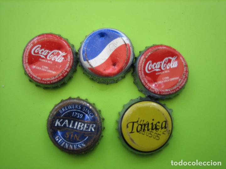 Sammeln von Coca-Cola und Pepsi: Tapones de refresco
