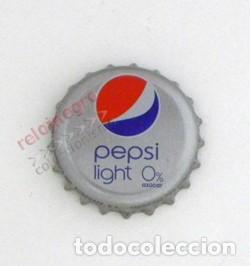 Colecionismo de Coca-Cola e Pepsi: CHAPA DE PEPSI LIGHT - CERO AZ&Uacute;CARES - CERO - 0 % - REFRESCO ESPA&Ntilde;A --- DIF&Iacute;CIL CONSEGUIR - RARA