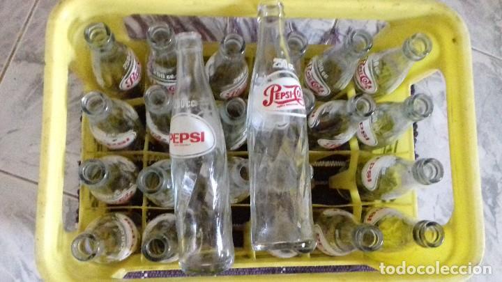Collezionismo di Coca-Cola e Pepsi: antigua caja con 24 botella de cerveza pepsi cola serigrafia a&ntilde;os 70.vacio