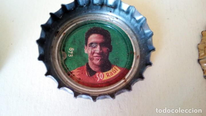 Collezionismo di Coca-Cola e Pepsi: CHAPA CORONA COCA-COLA 1995 RA&Uacute;L FACTOR&Iacute;A TCI