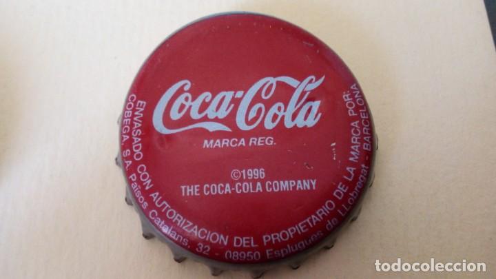 Collezionismo di Coca-Cola e Pepsi: CHAPA CORONA COCA-COLA 1996 bARCELONA FACTOR&Iacute;A N
