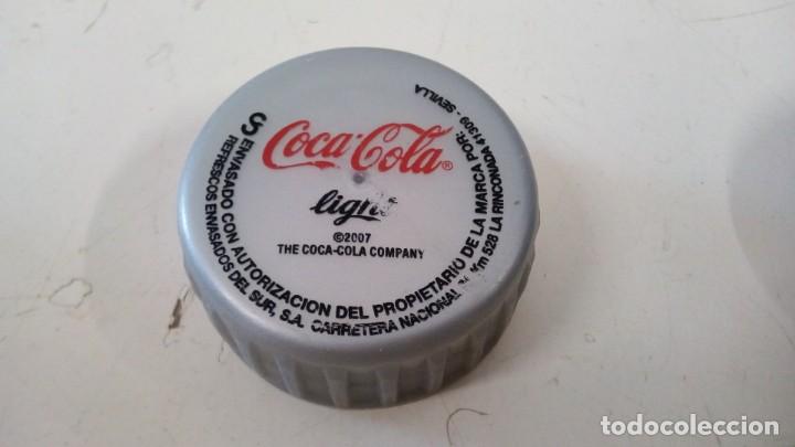 Collezionismo di Coca-Cola e Pepsi: TAP&Oacute;N ROSCA COCA-COLA LIGHT 2007 SEVILLA S PL&Aacute;STICO