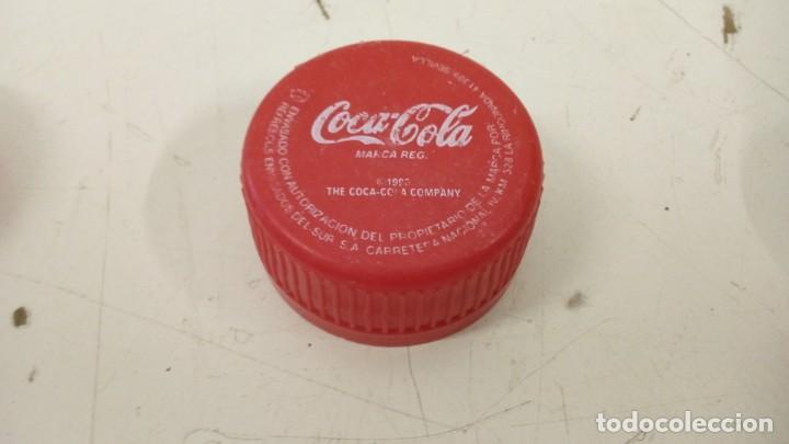 Collezionismo di Coca-Cola e Pepsi: TAP&Oacute;N ROSCA COCA-COLA 1996 SEVILLA FACTOR&Iacute;A CORONA PL&Aacute;STICO