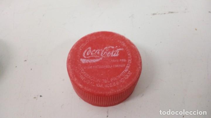 Collezionismo di Coca-Cola e Pepsi: TAP&Oacute;N ROSCA COCA-COLA 1995 BADAJOZ PL&Aacute;STICO