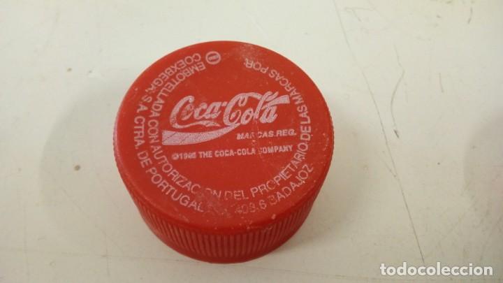 Collezionismo di Coca-Cola e Pepsi: TAP&Oacute;N ROSCA ANTIGUO COCA-COLA BADAJOZ FACTOR&Iacute;A CMSA PL&Aacute;STICO