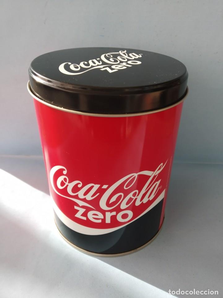 Coleccionismo de Coca-Cola y Pepsi: BOTE MET&Aacute;LICO COCA COLA ZERO - Foto 1