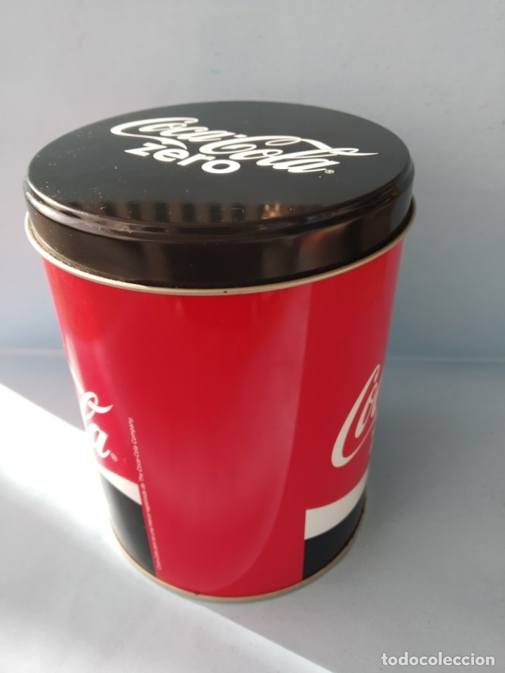 Coleccionismo de Coca-Cola y Pepsi: BOTE MET&Aacute;LICO COCA COLA ZERO - Foto 2