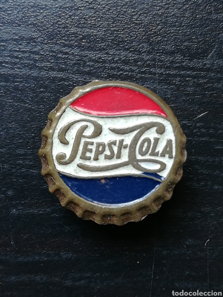 Collezionismo di Coca-Cola e Pepsi: Insingnia hojal publicidad Pepsi-Cola - a&ntilde;os 50-60