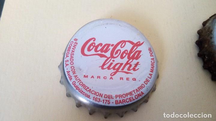 Collezionismo di Coca-Cola e Pepsi: CHAPA CORONA COCA-COLA LIGHT BARCELONA FACTOR&Iacute;A U