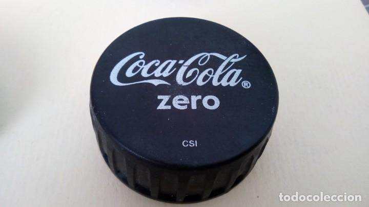 Collectionnisme de Coca-Cola et Pepsi: TAP&Oacute;N ROSCA COCA-COLA ZERO FACTOR&Iacute;A CSI