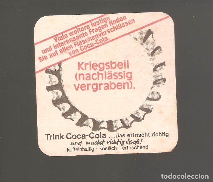Coleccionismo de Coca-Cola y Pepsi: 1 posa vaso coca cola aleman - Foto 2