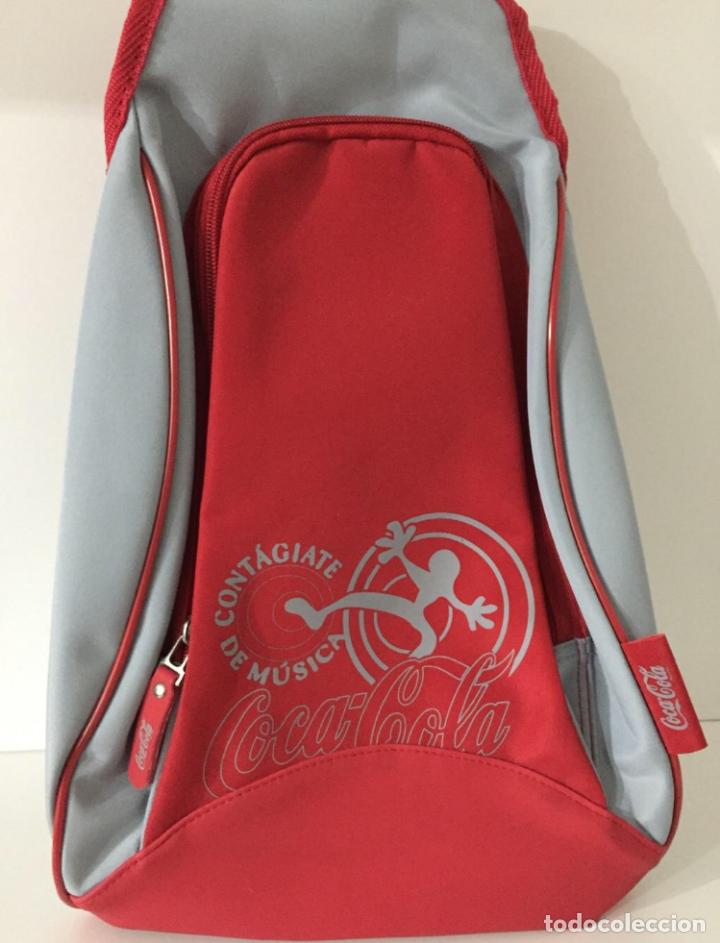 Collectionnisme de Coca-Cola et Pepsi: MOCHILA BANDOLERA CON RADIO