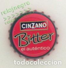 Coleccionismo de Coca-Cola y Pepsi: CHAPA DE BITTER CINZANO - EL AUT&Eacute;NTICO - BEBIDA - EN BUEN ESTADO