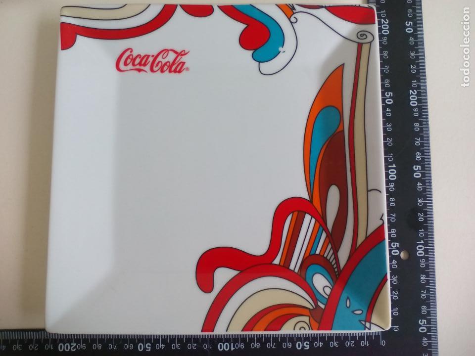 Coleccionismo de Coca-Cola y Pepsi: PLATO CUADRADO DE COCA COLA - Foto 2