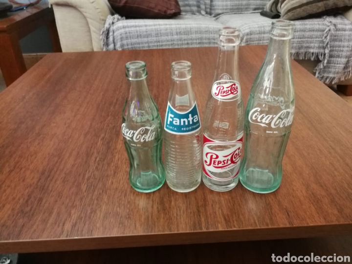 Sammeln von Coca-Cola und Pepsi: Lote de resfrecos antiguos