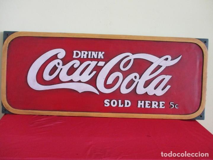 Coleccionismo de Coca-Cola y Pepsi: Placa de coca cola - Foto 1