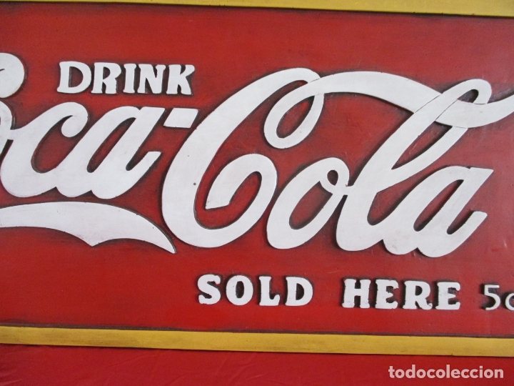 Coleccionismo de Coca-Cola y Pepsi: Placa de coca cola - Foto 3