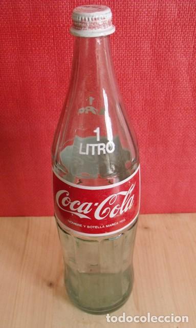 botella coca cola cristal 1 litro perfecto esta - Buy Coca-Cola and Pepsi  collectibles on todocoleccion