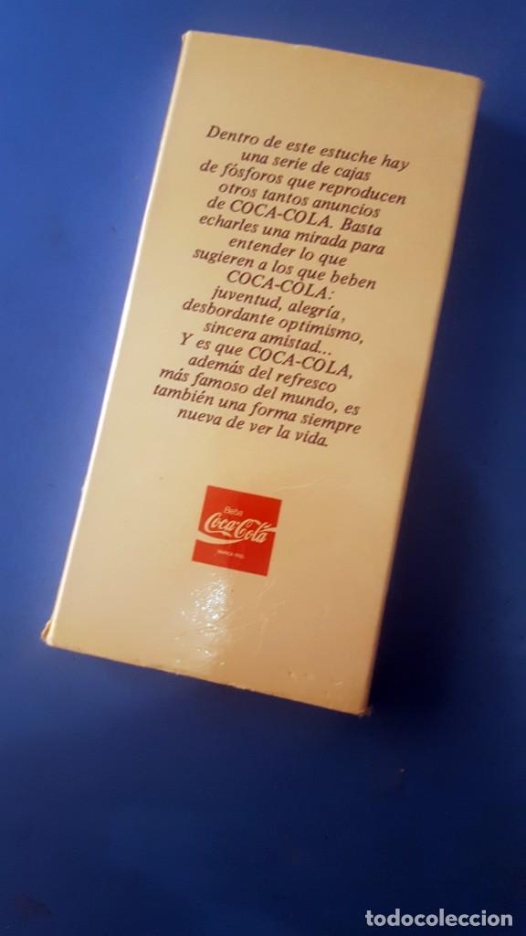 Coleccionismo de Coca-Cola y Pepsi: ESTUCHE DE CERILLAS COCA COLA - Foto 2