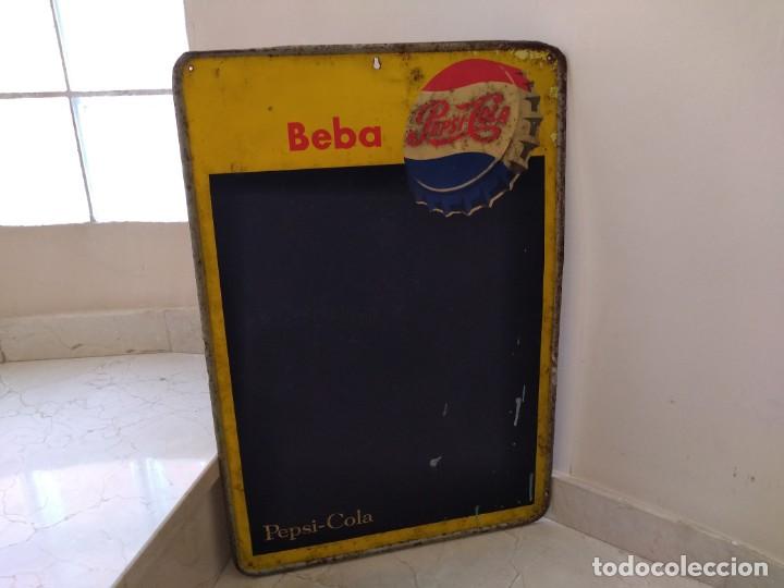 Coleccionismo de Coca-Cola y Pepsi: Espectacular placa antigua de Pepsi - Foto 1