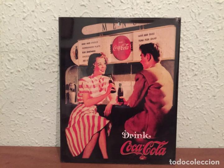Coleccionismo de Coca-Cola y Pepsi: Chapa publicitaria Coca Cola - Foto 1