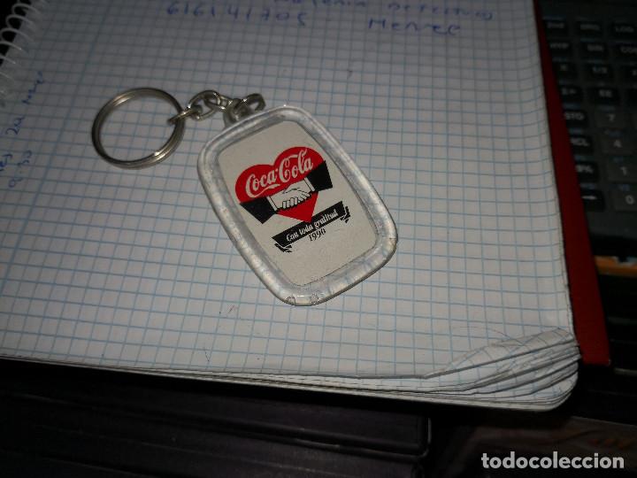 Collezionismo di Coca-Cola e Pepsi: COCA-COLA: LLAVERO 'CON TODA GRATITUD 1990'