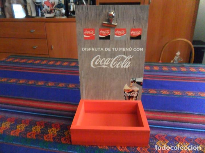 Collecting of Coca-Cola and Pepsi: DISFRUTA DE TU MEN&Uacute; CON COCA-COLA. ZERO, LIGHT, ZERO ZERO. 26X11,5X4 CMS. NUEVO Y RARO.