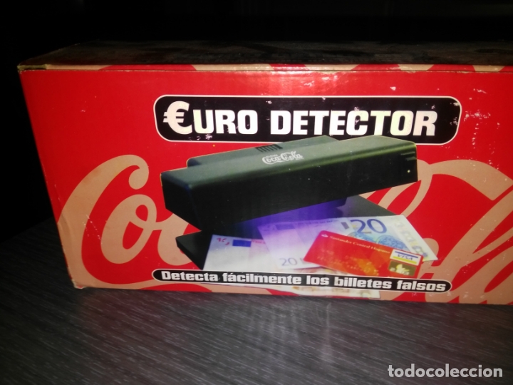 Coleccionismo de Coca-Cola y Pepsi: Coca-Cola euro detector - Foto 2