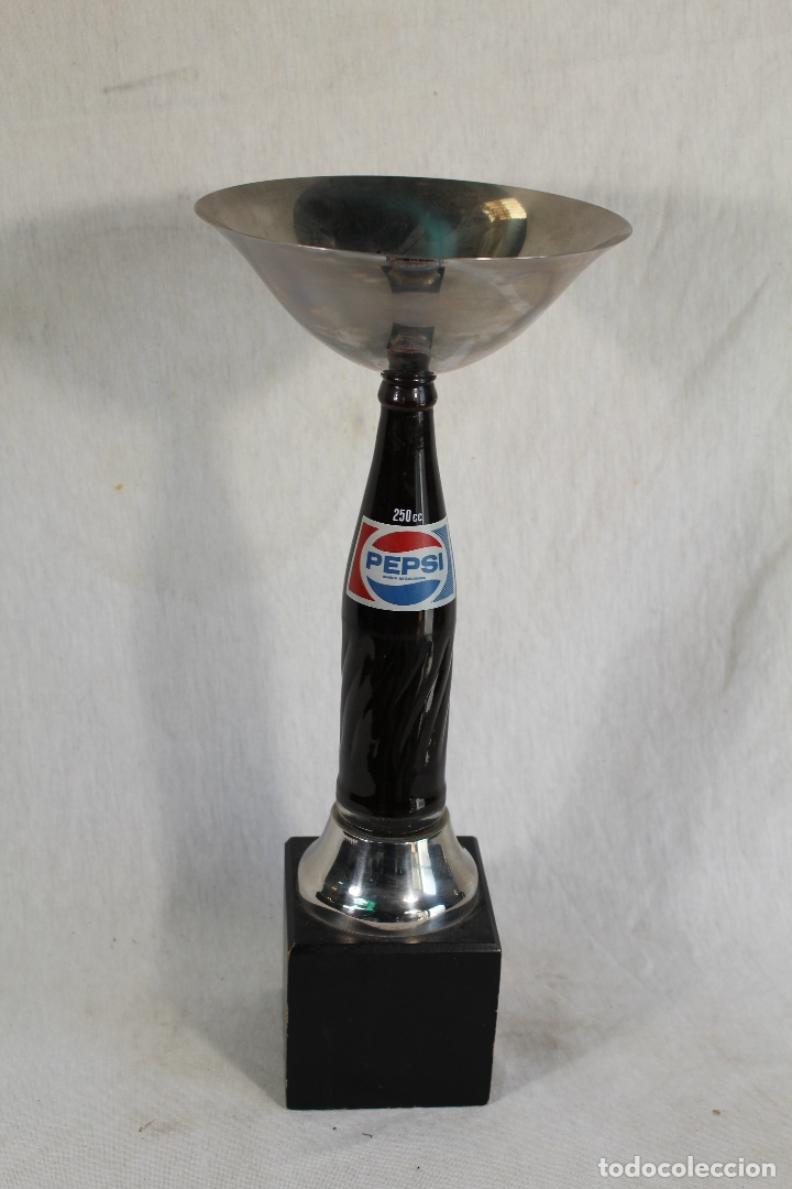 Coleccionismo de Coca-Cola y Pepsi: trofeo con botella de pepsi - cola - Foto 4