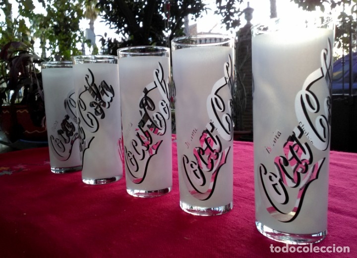 Coleccionismo de Coca-Cola y Pepsi: Vasos vintage de Cocacola - Foto 2