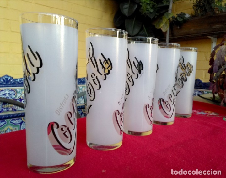 Coleccionismo de Coca-Cola y Pepsi: Vasos vintage de Cocacola - Foto 3