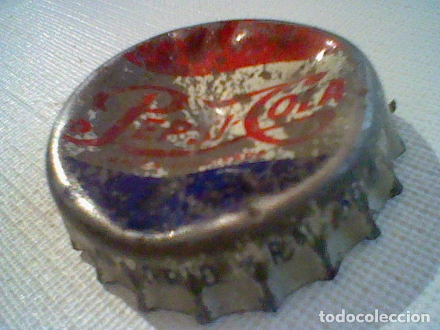 Sammeln von Coca-Cola und Pepsi: PEPSI COLA CHAPA ANTIGUA CORONA CORCHO JUGADA VER FOTOS *