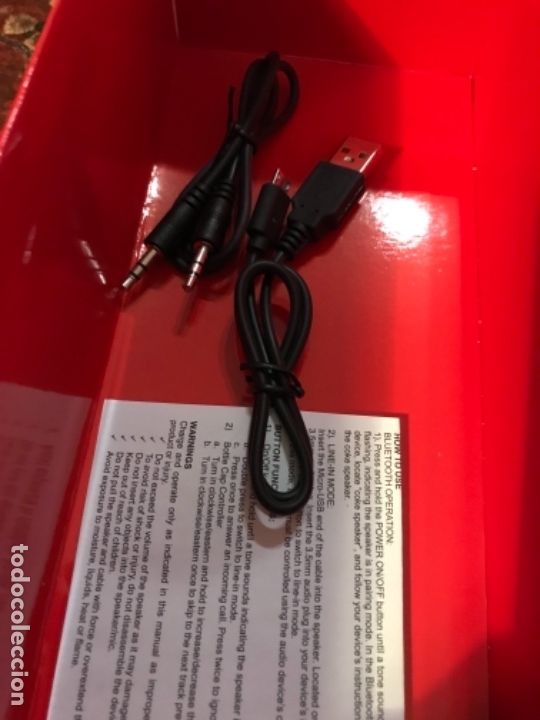 Coleccionismo de Coca-Cola y Pepsi: Botella Coca-Cola Bluetooth Speaker. Sin estrenar - Foto 4