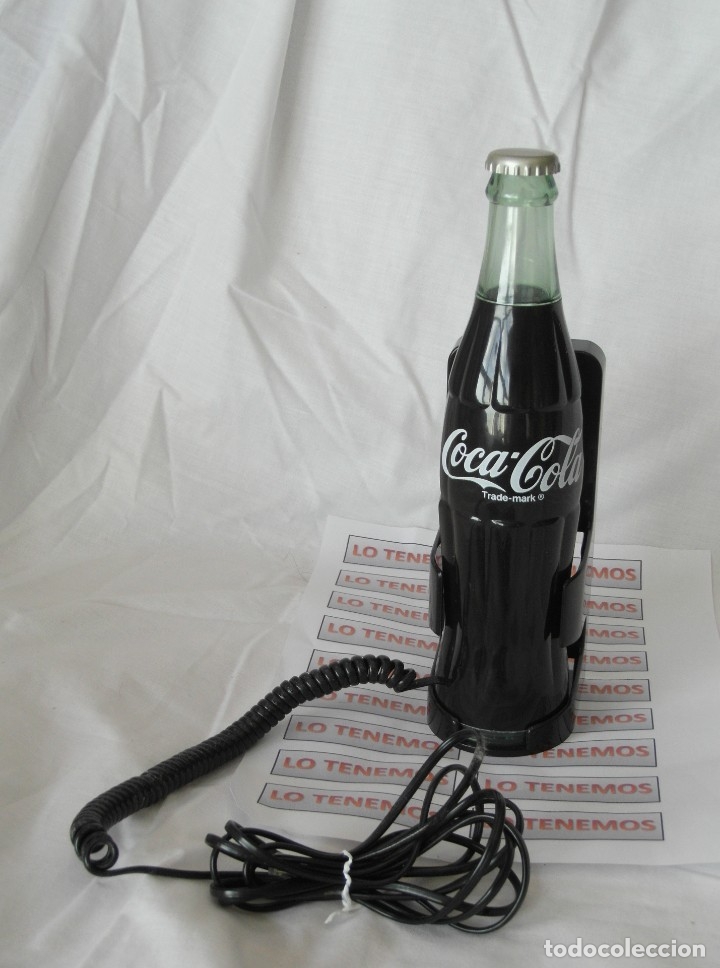 Coleccionismo de Coca-Cola y Pepsi: Tel&eacute;fono de botella de coca cola con caja - Foto 4